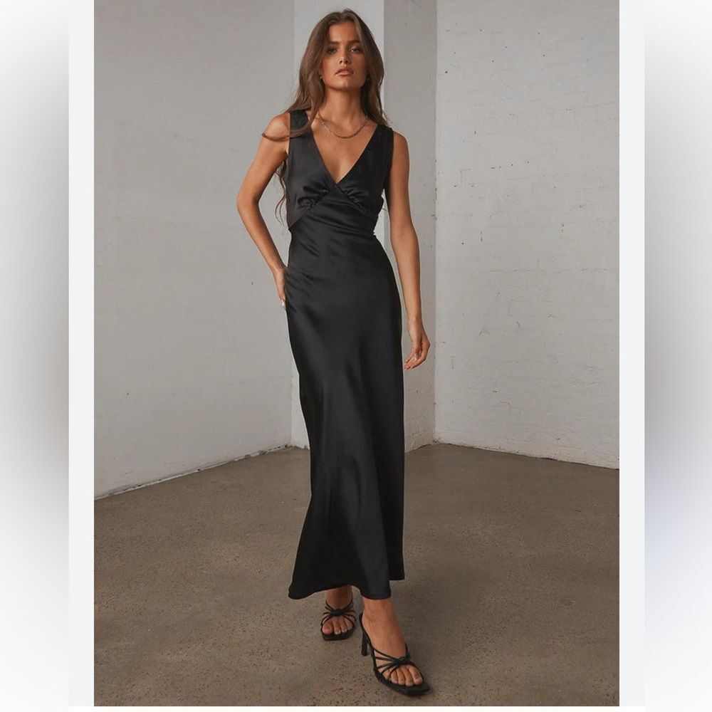 Peppermayo Exclusive - Loren Midi Dress - Black size 4